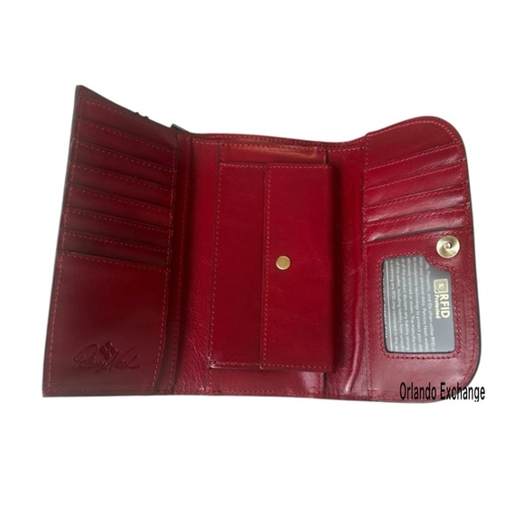 Patricia Nash Red Leather Wallet - Picture 2 of 9